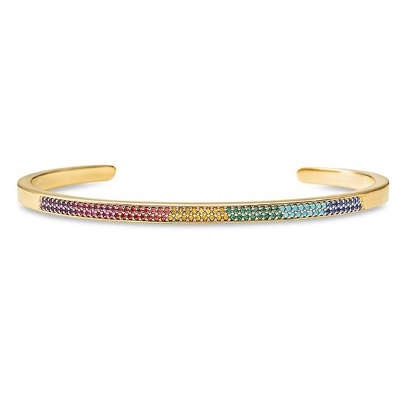 **SOLD** NWT Michael Kors Rainbow Cuff Bracelet - Picture 1 of 6